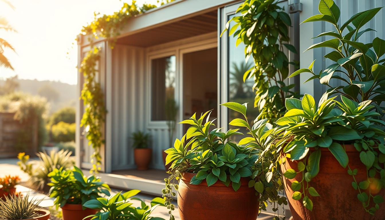 Container-Friendly Potted Plants to Liven Up Your Shipping Container Home