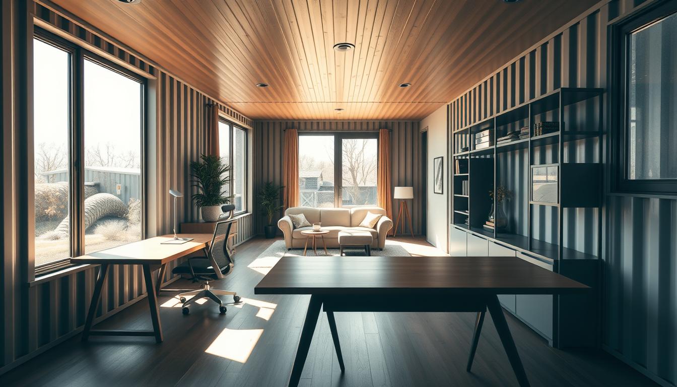 Container Home Office Design: Function Meets Style