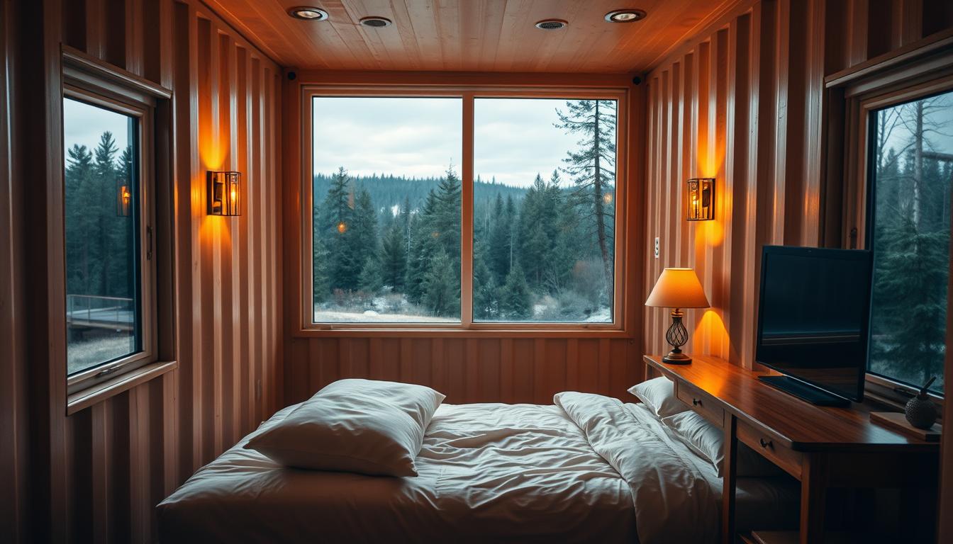 Creating Comfortable Bedrooms in a Shipping Container