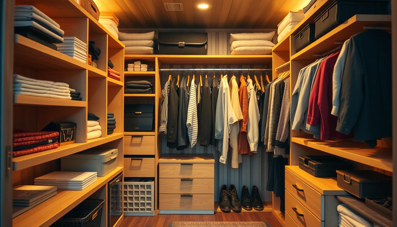 Smart Storage Ideas for Container Home Closets