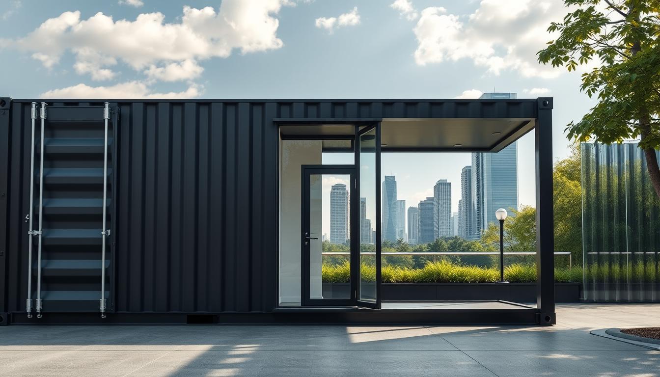 how to design a shipping container office space