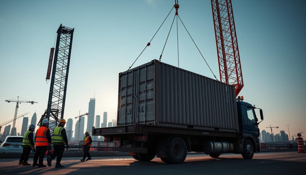 shipping container removal shipping container removal