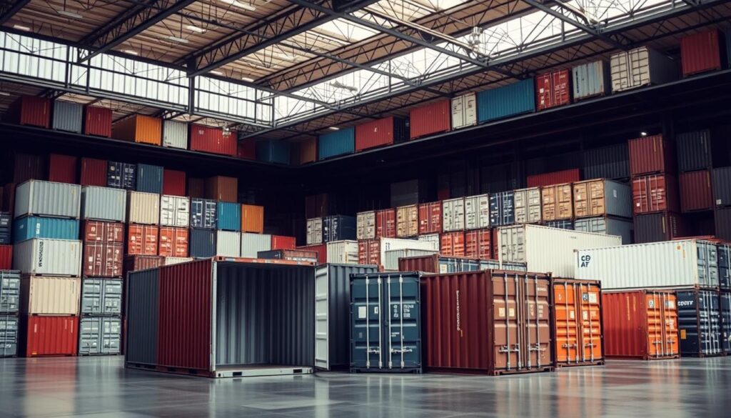 shipping container selection